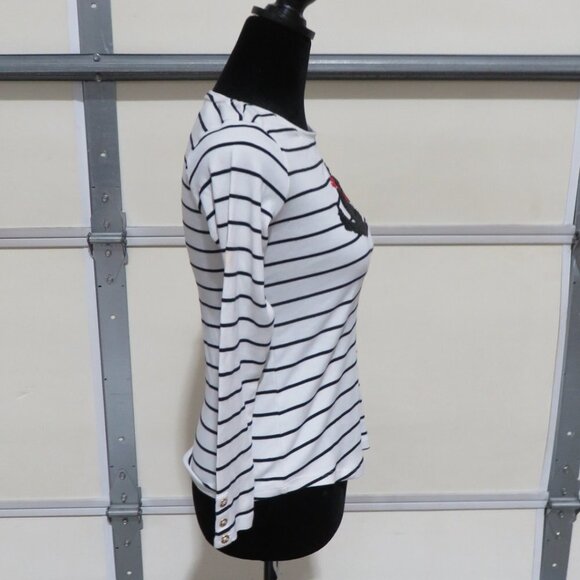 BOGO Charter Club Women Striped Beaded Scotty Dog Whimsey Fashion Macy's - Picture 6 of 8